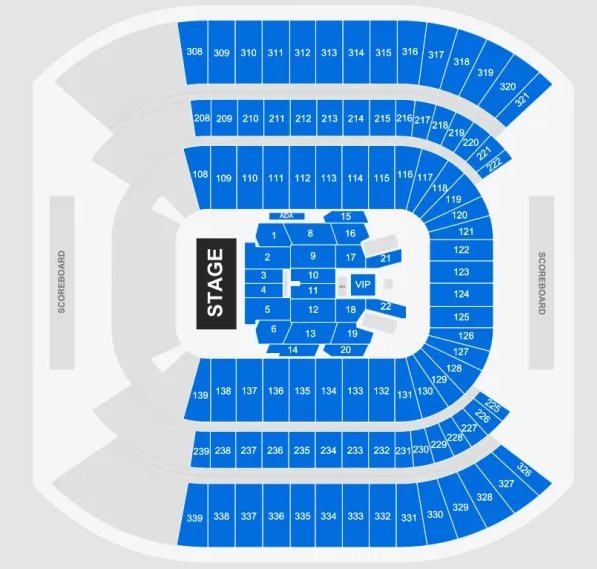 Nissan Stadium Seating Chart Concert