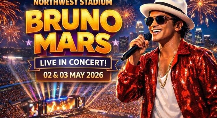 Northwest Stadium Bruno Mars Concert