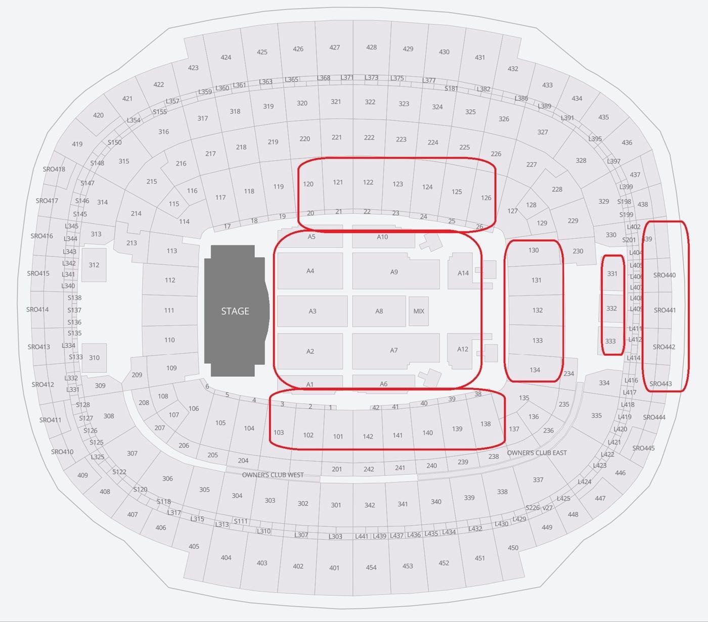 Northwest Stadium Bruno Mars Concert Best Seats