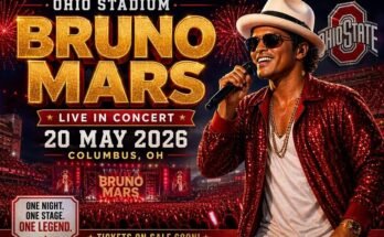 Ohio Stadium Bruno Mars Concert May 2026