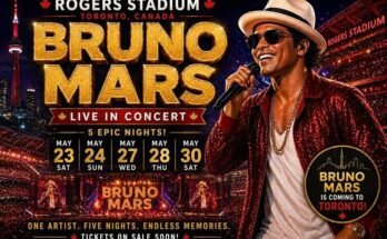 Rogers Stadium Bruno Mars Concert in Canada