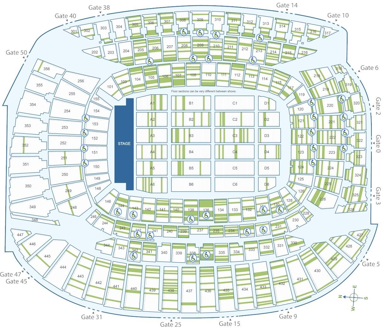 Soldier Field Accessible Seats
