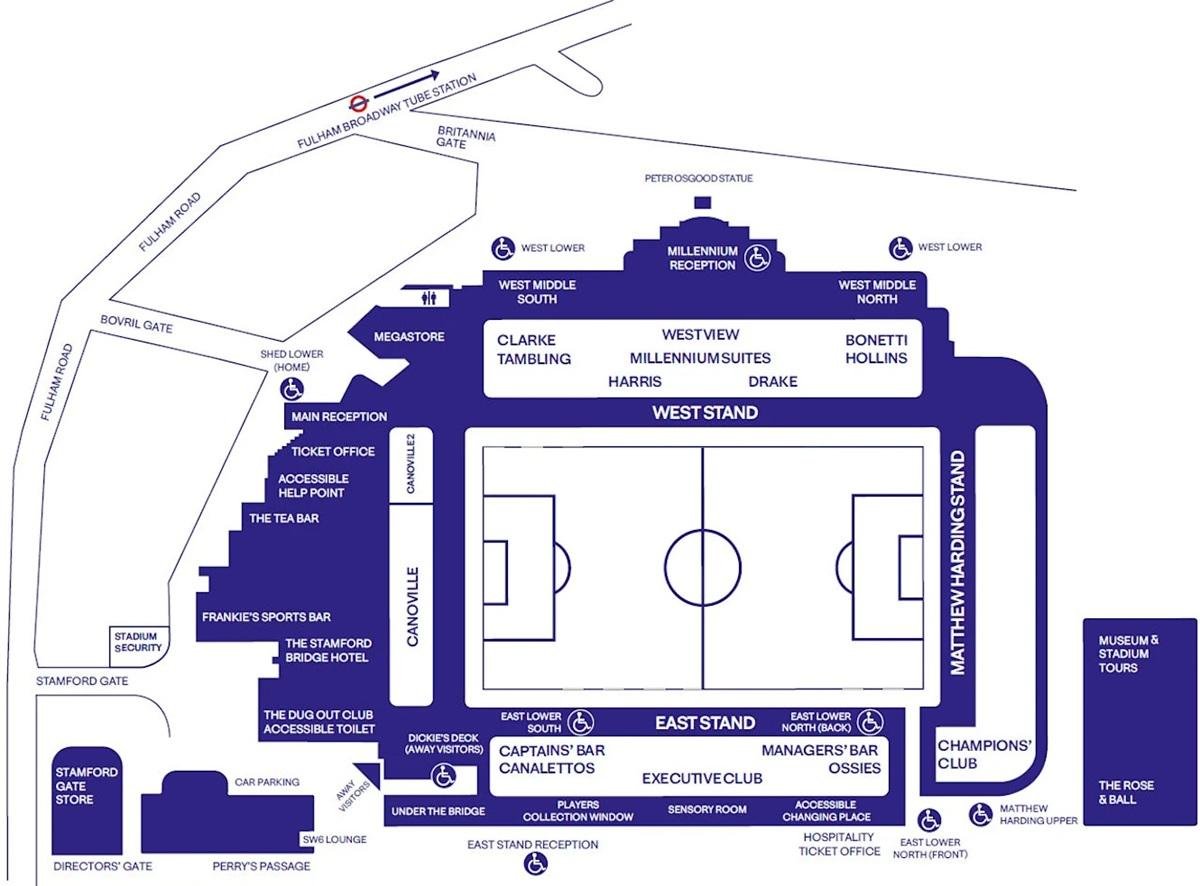Stamford Bridge Layout