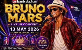 US Bank Stadium Bruno Mars Concert 13 May 2026