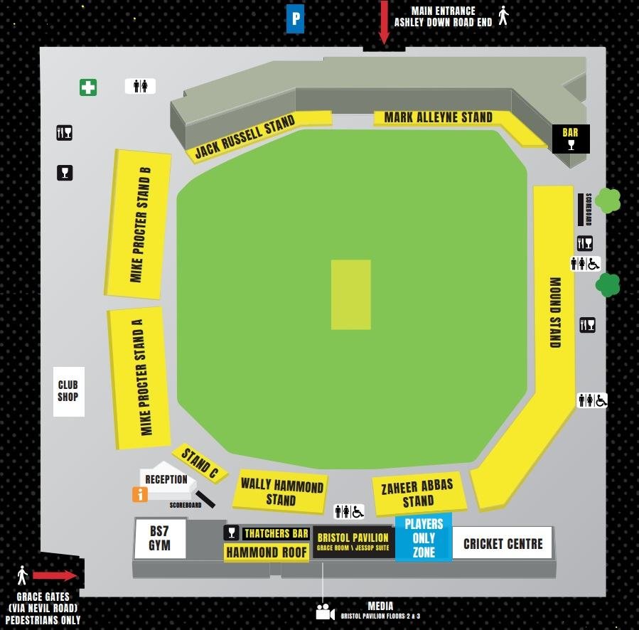 Bristol County Ground Seating Plan