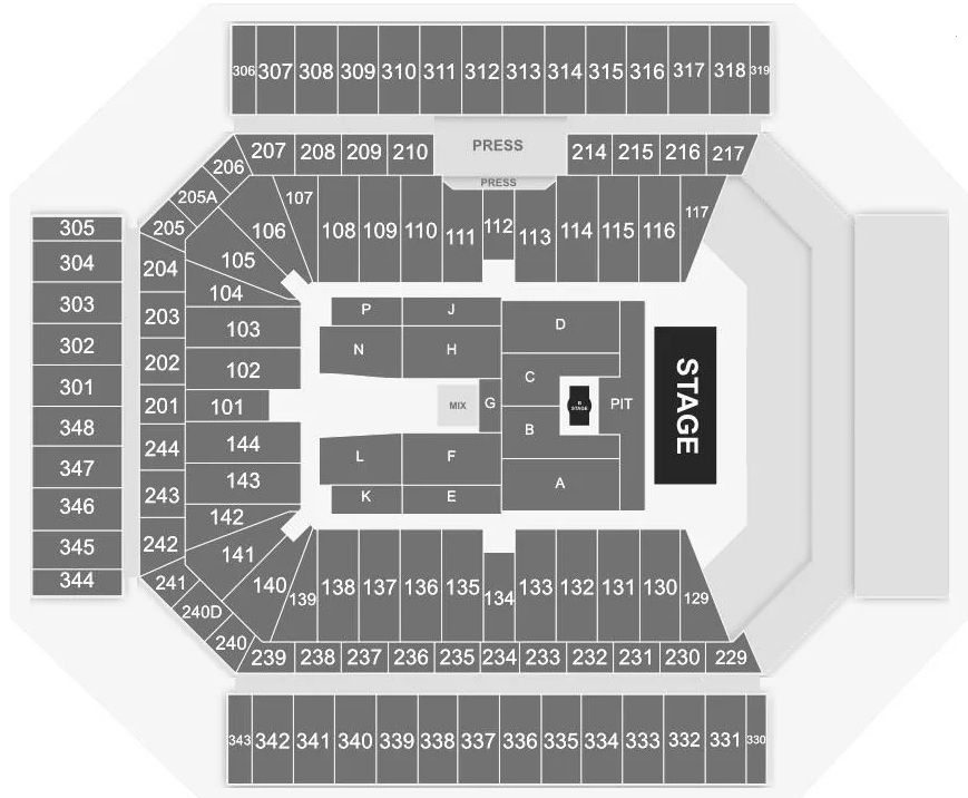 Alamodome Concert Seat Map