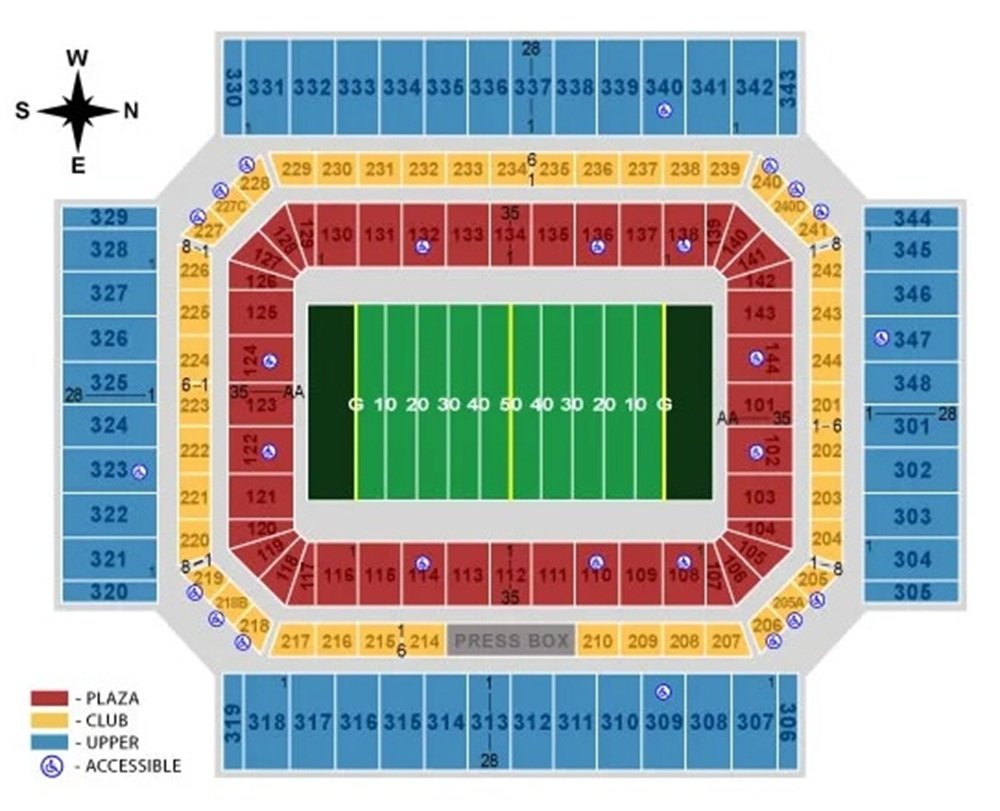 Alamodome Seating Chart