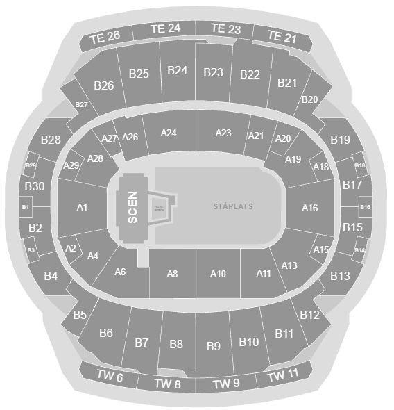 Avicii Arena Concert Seat Layout