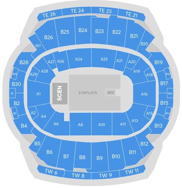 Avicii Arena Concert Seat Map