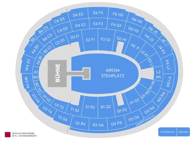 Olympiahalle Munich Sitzplan