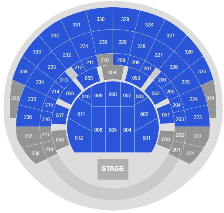 OVO Hydro Concert Seating Plan