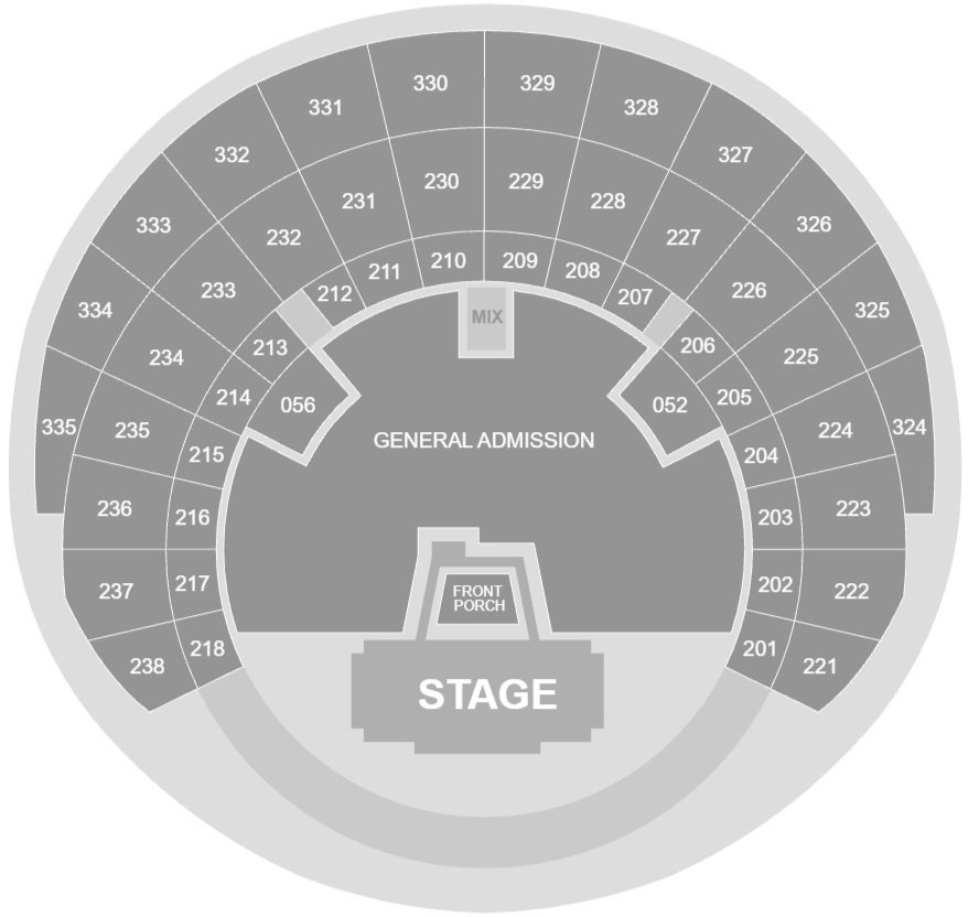 OVO Hydro Seating Plan
