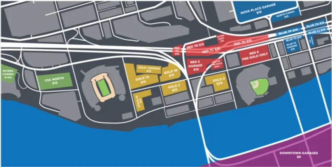PNC Park Nearest Parking