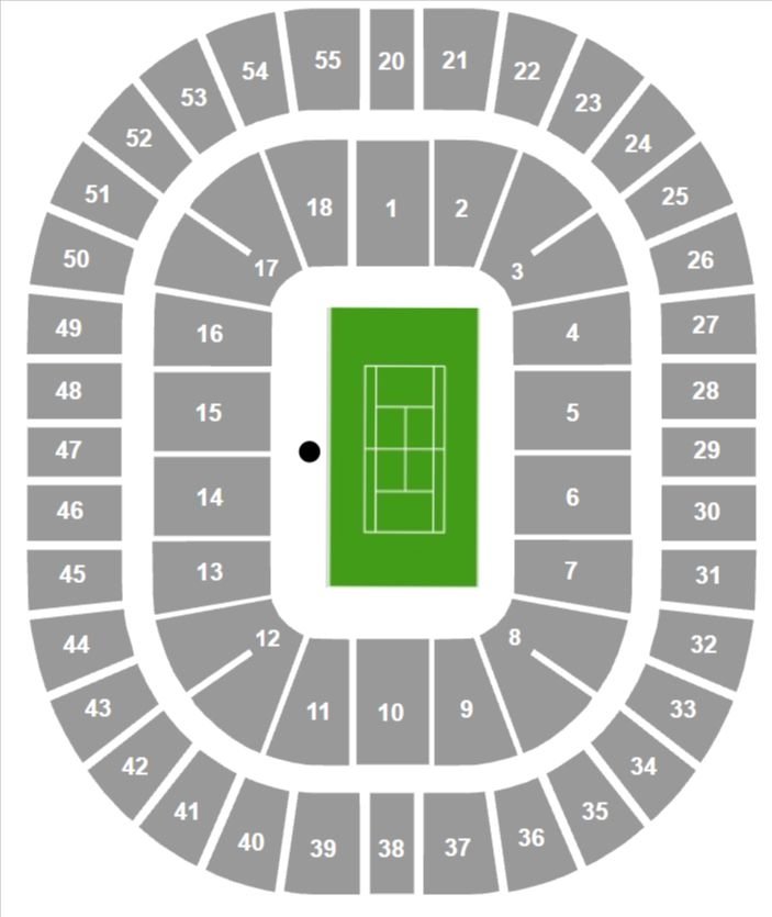 Rod Laver Arena Layout