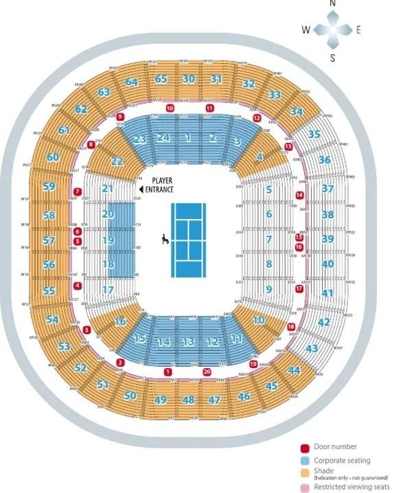 Rod Laver Arena Seats