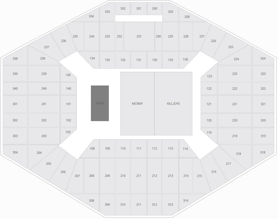 Singapore Indoor Stadium Concert Seat Map