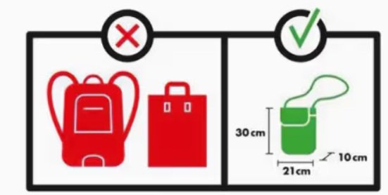 Ziggo Dome Bag Policy