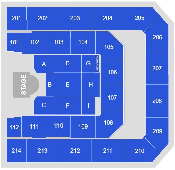 Ziggo Dome Concert Layout