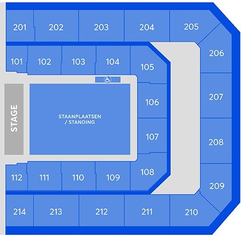 Ziggo Dome Seat Map