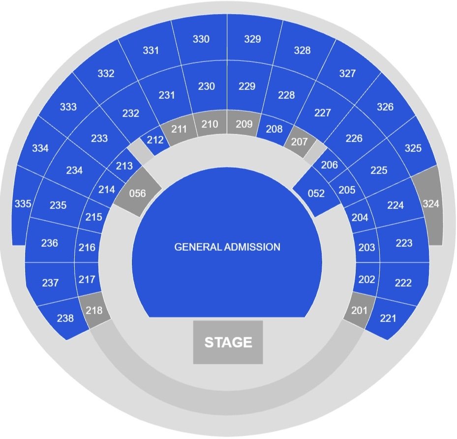 A$AP Rocky OVO Hydro Seating Plan