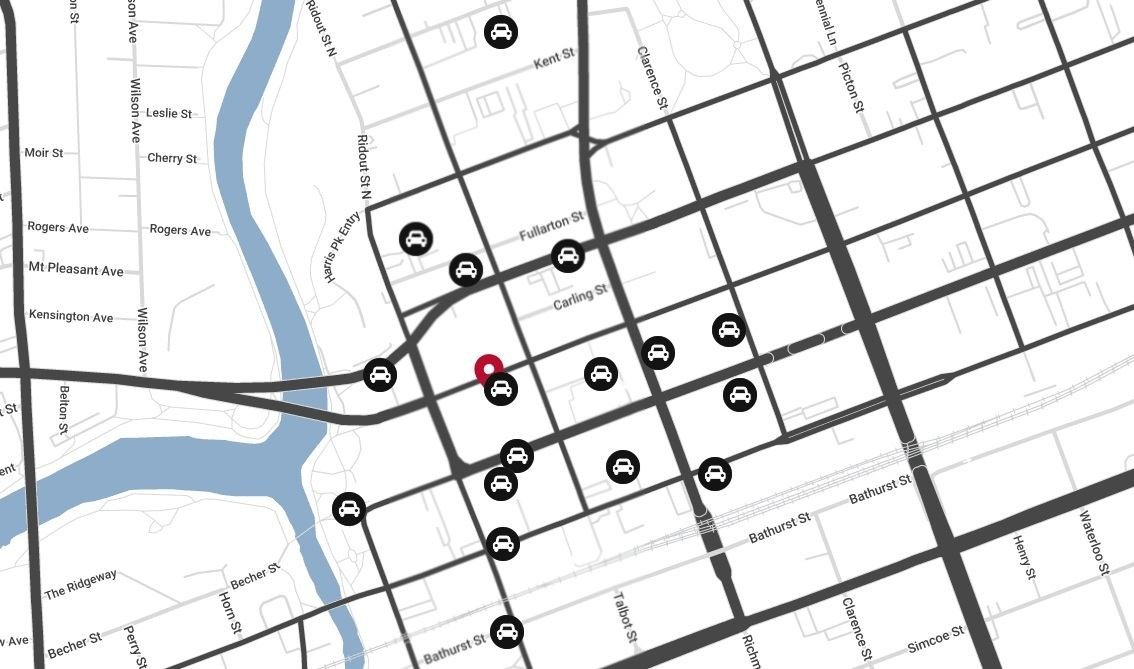 Canada Life Place Parking Map