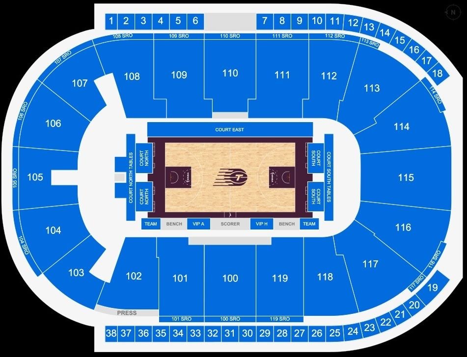 Coca Cola Coliseum Seating Chart