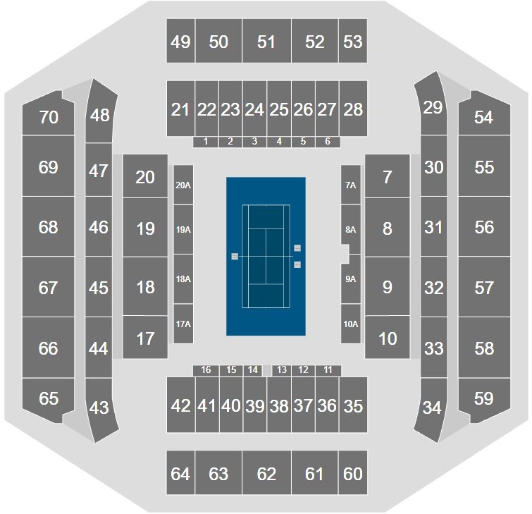John Cain Arena Australian Open Seating Plan