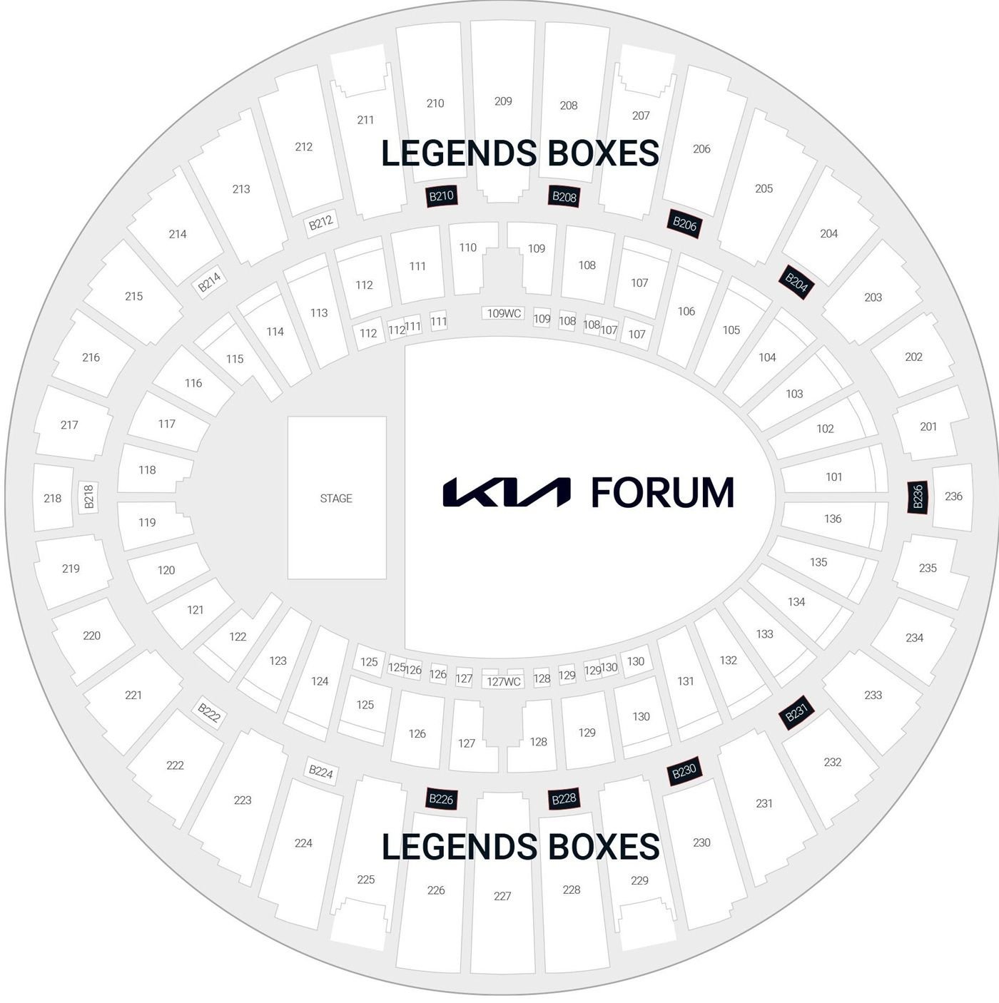 Kia Forum Seat Map