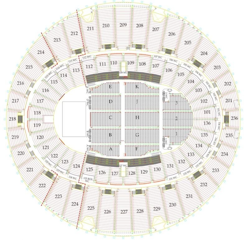 Kia Forum Seating Chart