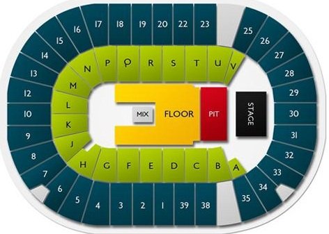 SaskTel Centre Best Seats Map