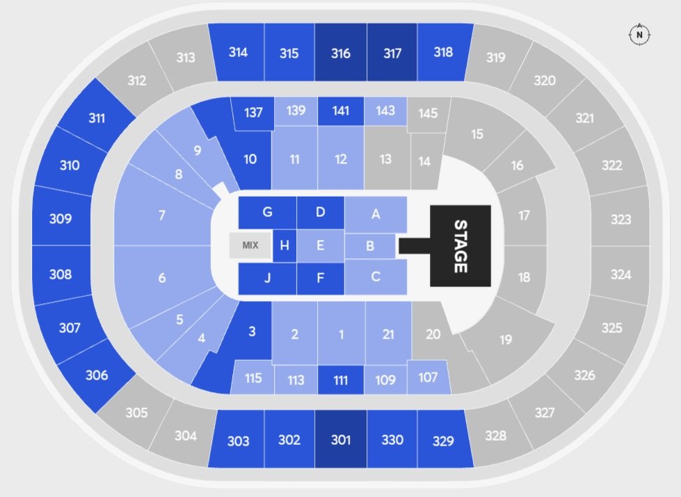 TD Garden Concert Seating Chart