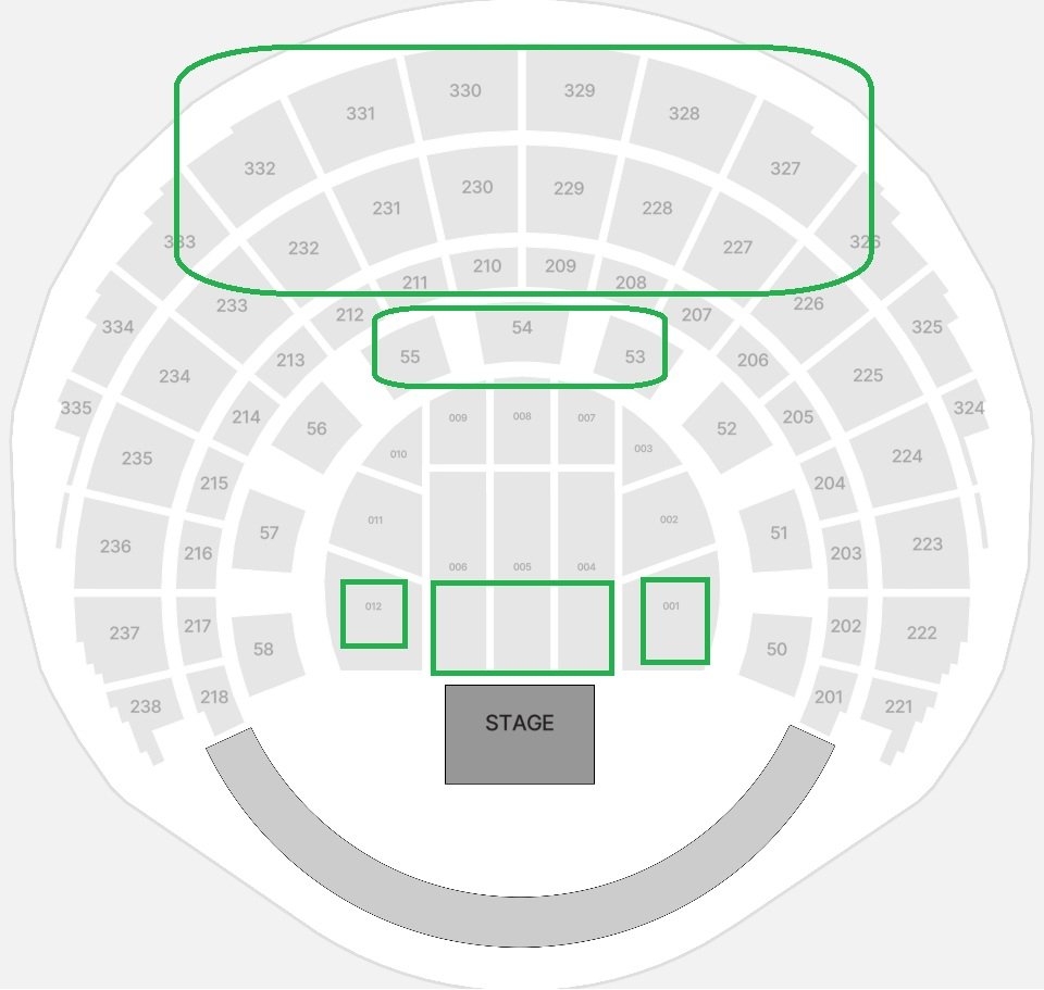 Two Doors Down OVO Hydro Best Seats