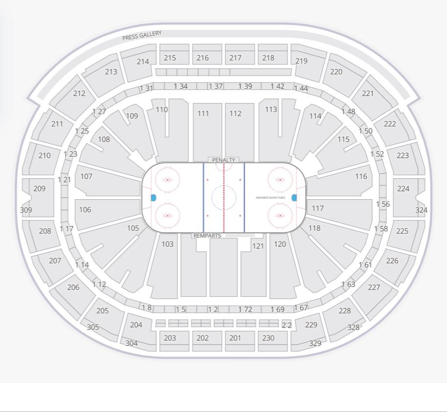 Videotron Centre Ice Hockey Seating Chart