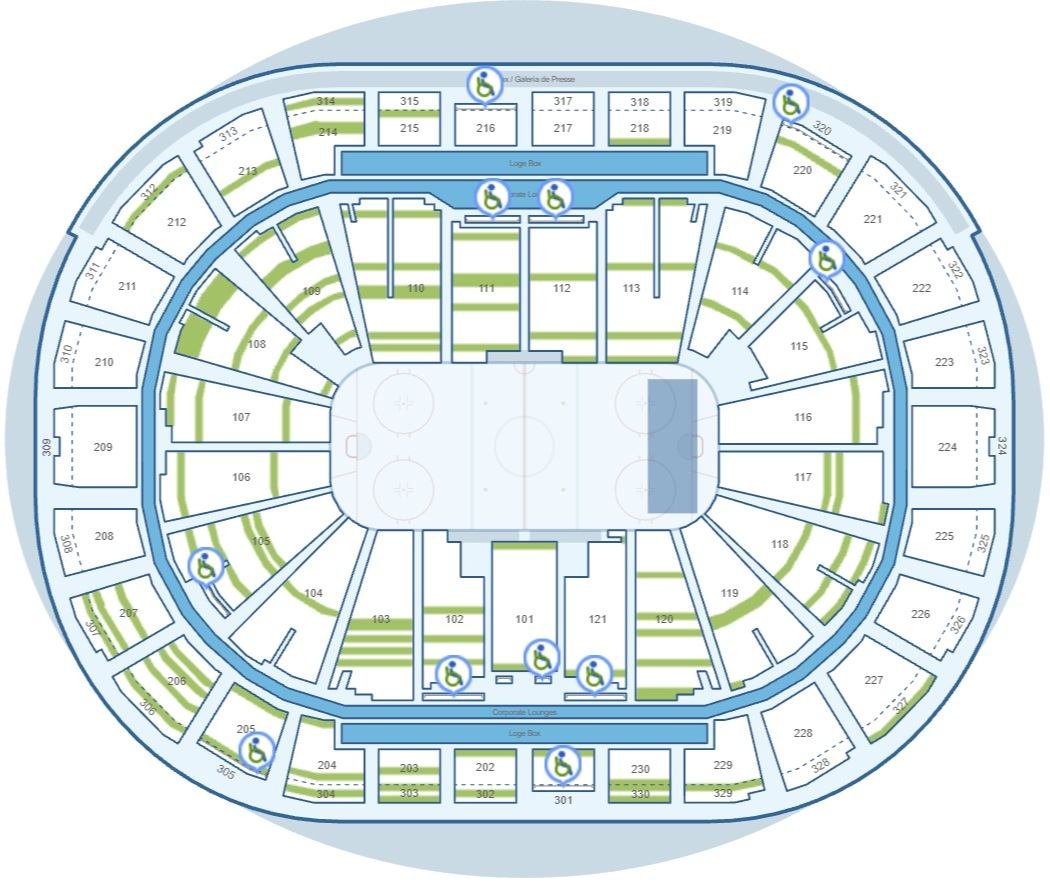 Videotron Centre Seating Chart