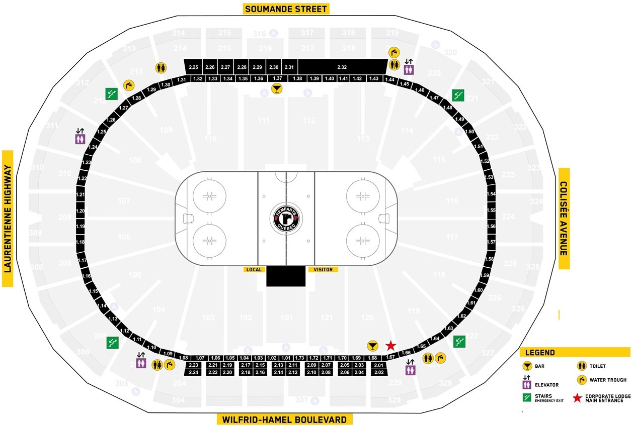 Videotron Centre Suites