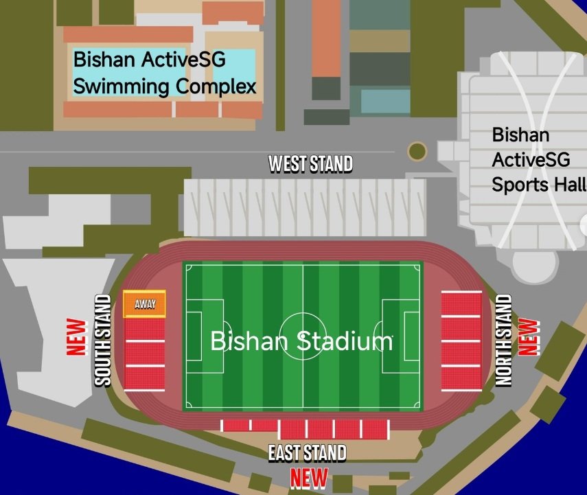 Bishan Stadium Seating Plan