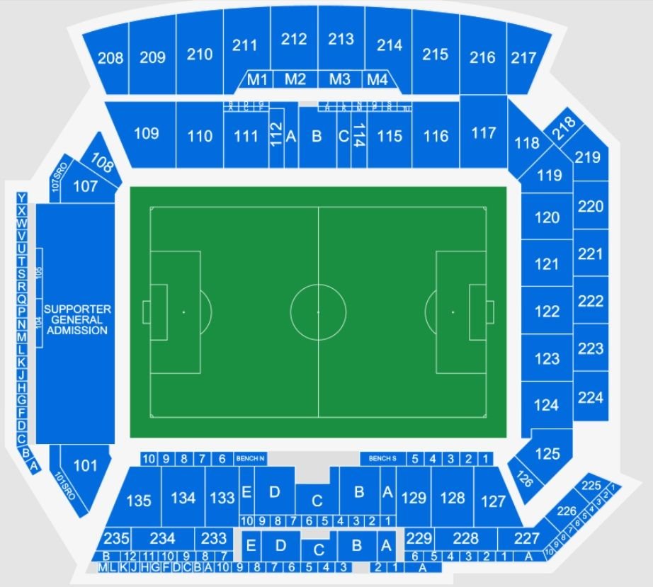 BMO Stadium Seating Chart