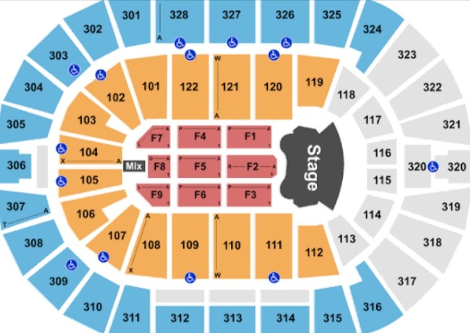 BOK Center Accessible Sections