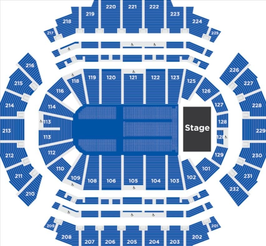 CHI Health Center Omaha Concert Seating Chart