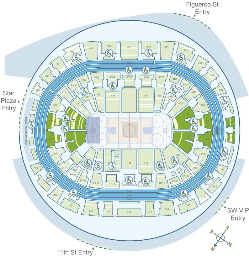 Crypto com Arena Accessible Seats