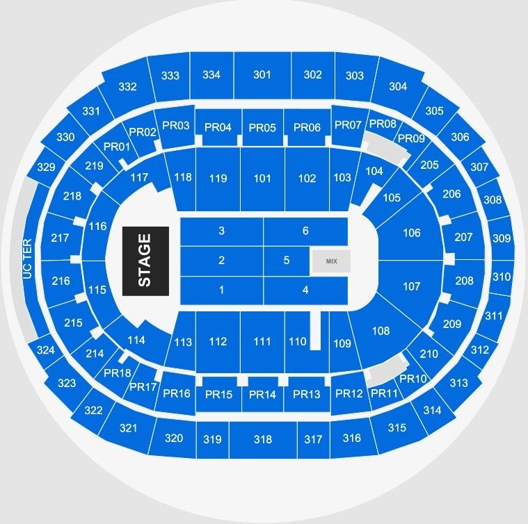 Crypto com Arena Concert Seating Chart