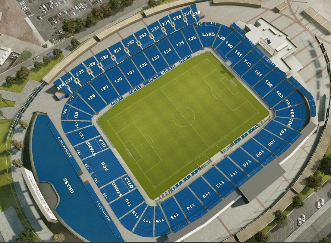 Dignity Health Sports Park Seat Map