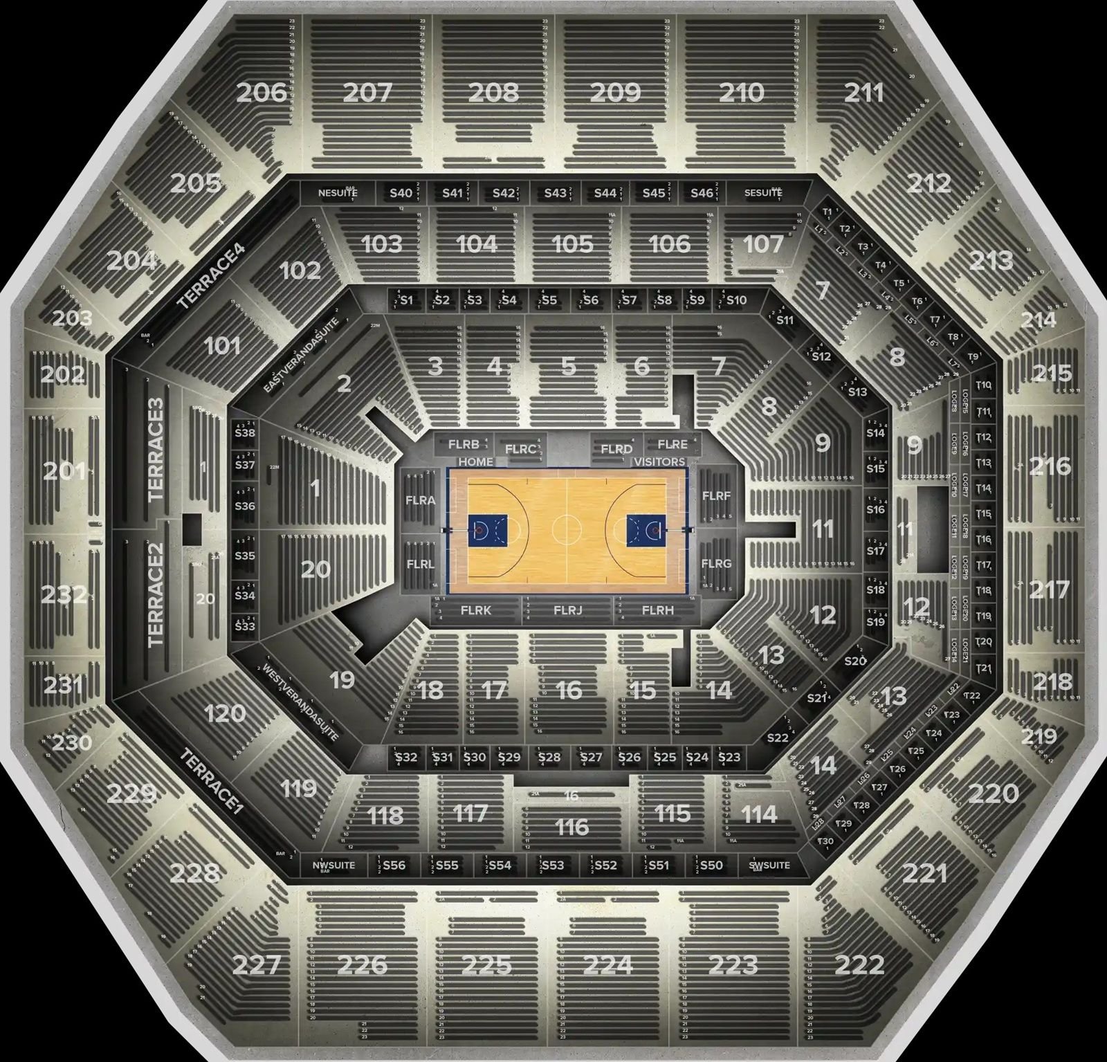 Gainbridge Fieldhouse Seating Chart