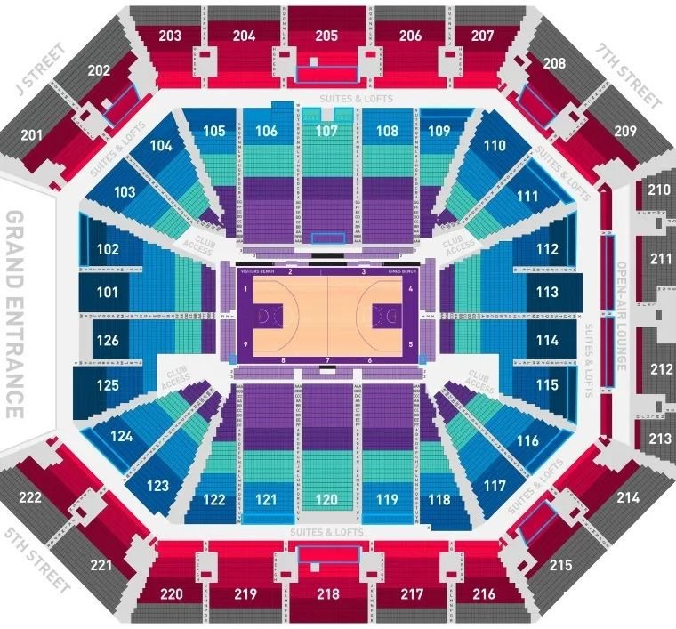 Golden 1 Center Best Seats