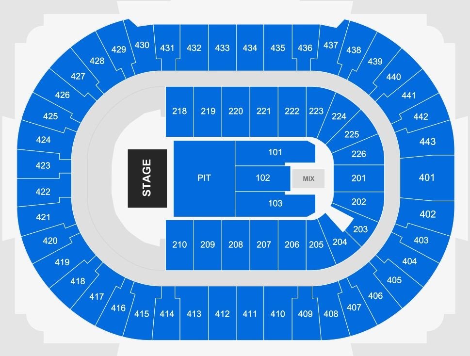 Honda Center Concert Seating Chart
