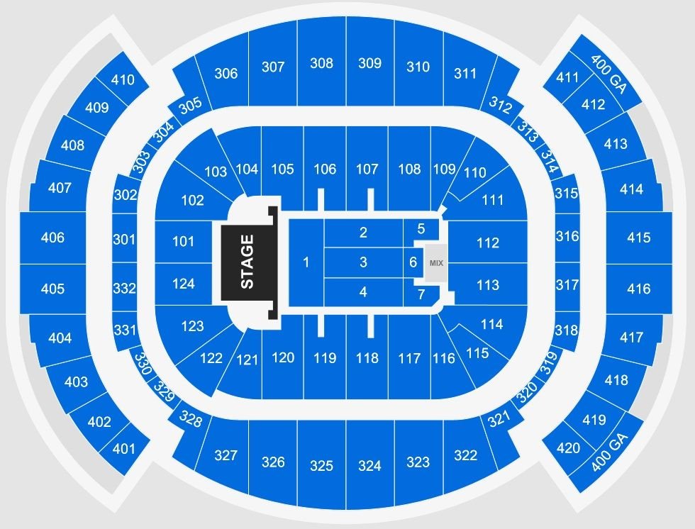 Kaseya Center Concert Seating Chart