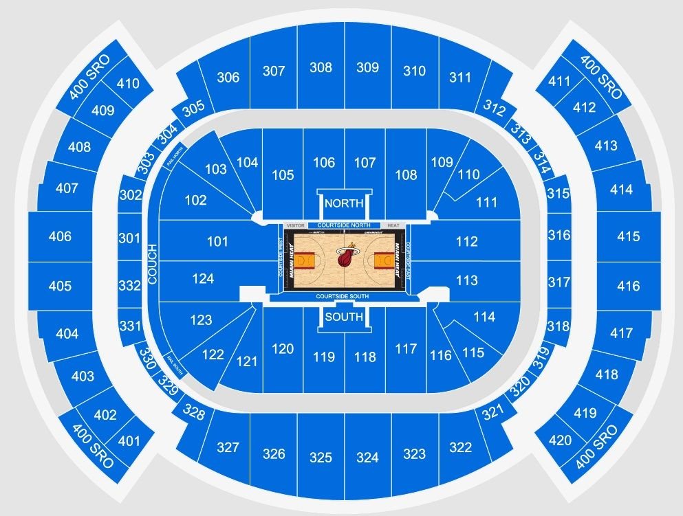 Kaseya Center Seating Chart