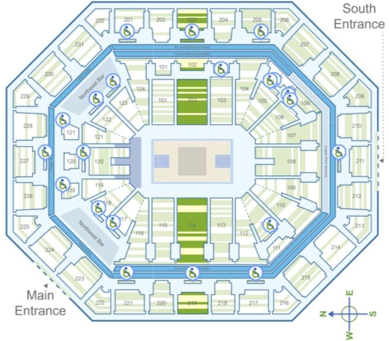 Mortgage Matchup Center Accessible Seats