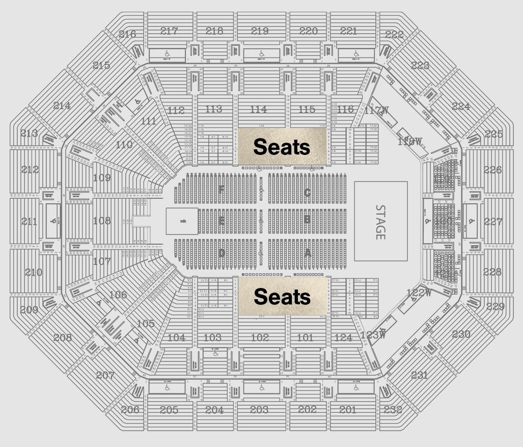 Mortgage Matchup Center Concert Seating Chart
