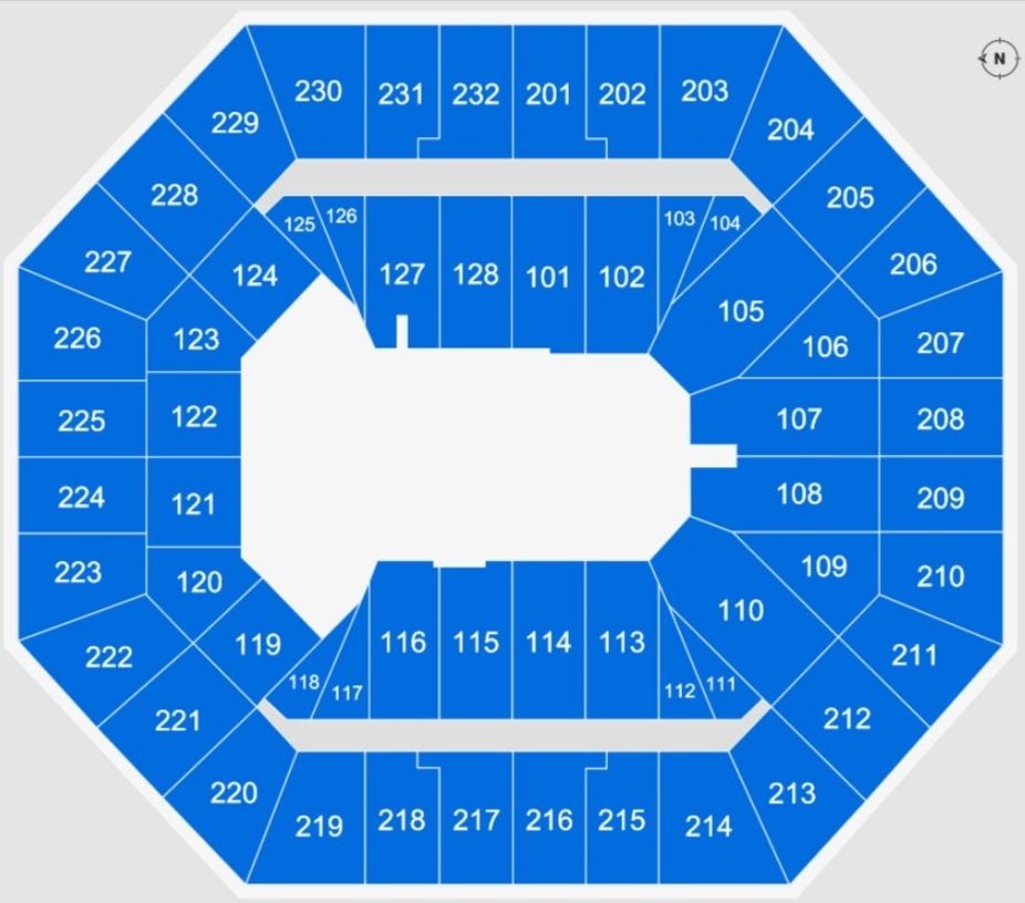 Oakland Arena Seating Chart